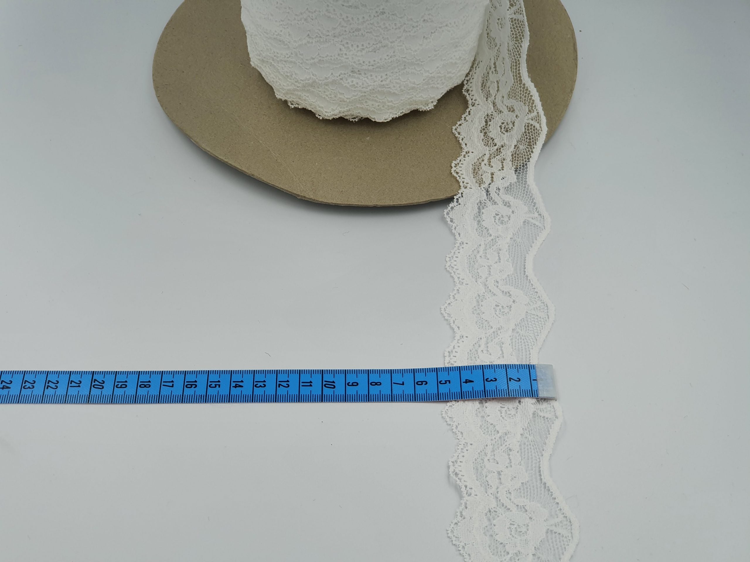 Datelă elastică, albă, 5cm