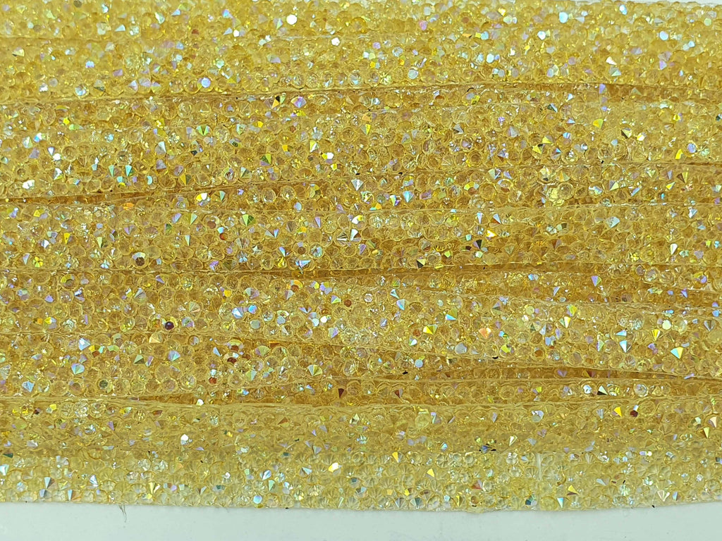 Aplicatie banda, galbena, baza silicon, 10mm latime