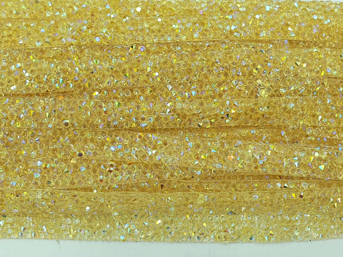 Aplicatie banda, galbena, baza silicon, 10mm latime
