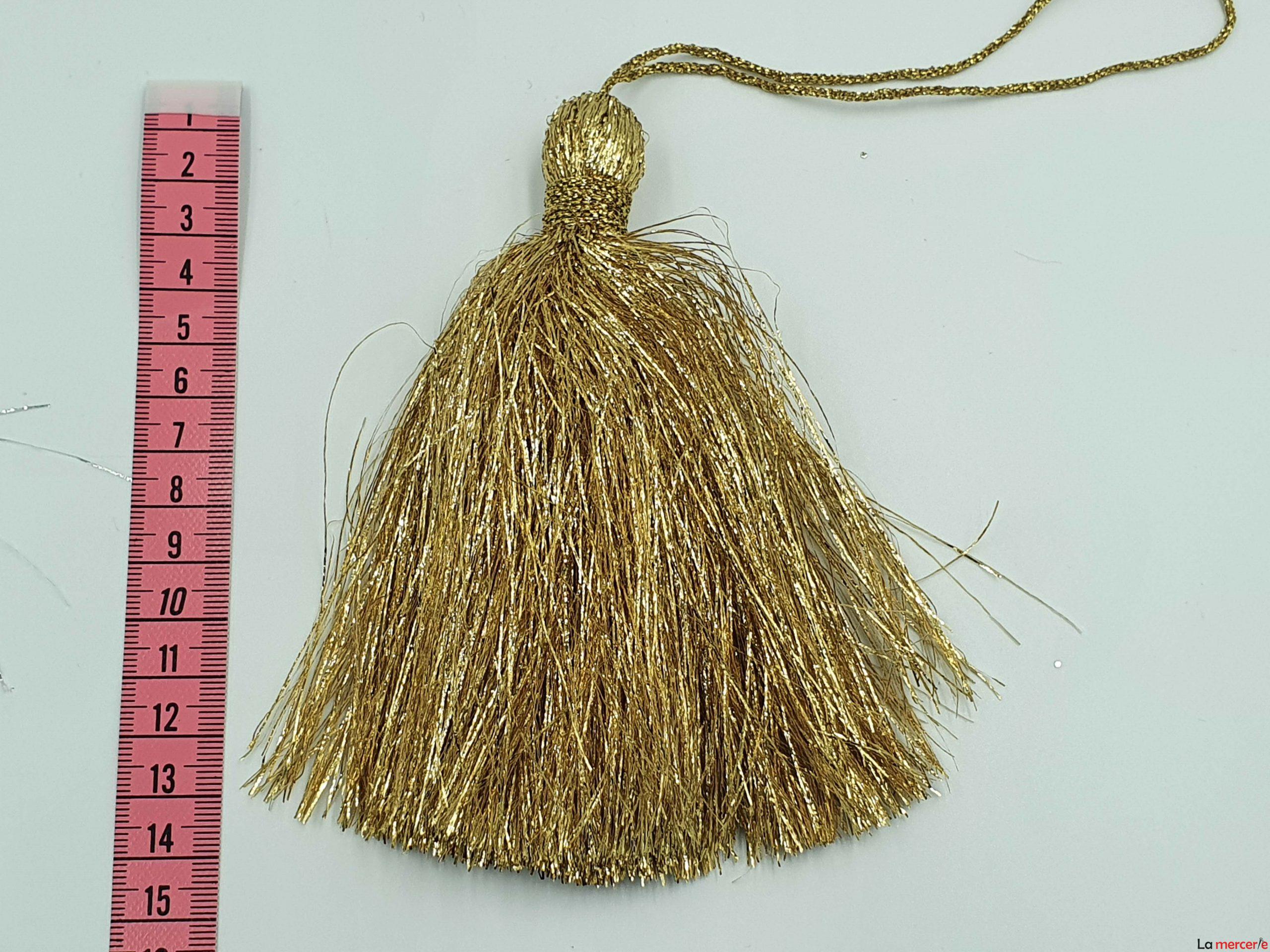 Canafi argintii si aurii, 14 cm - Auriu