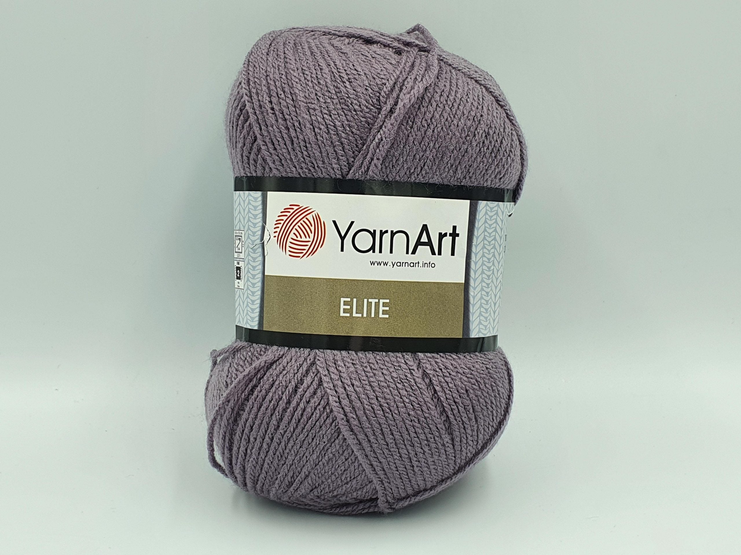 Fir textil pentru tricotat/crosetat, YarnArt Elite, 100g, cod culoare 852