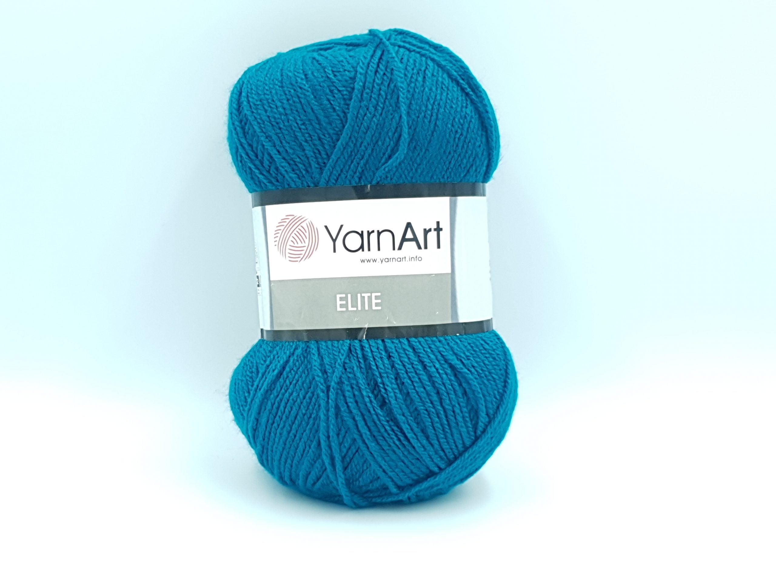 Fir textil pentru tricotat/crosetat, YarnArt Elite, 100g, cod culoare TURCUAZ