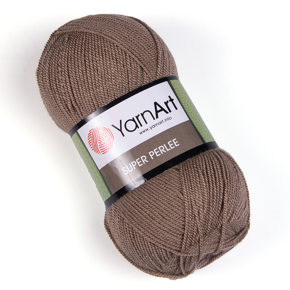 Fir, subtire, pentru tricotat/crosetat, YarnArt Super Perlee, 100g, culoare 218 Bej