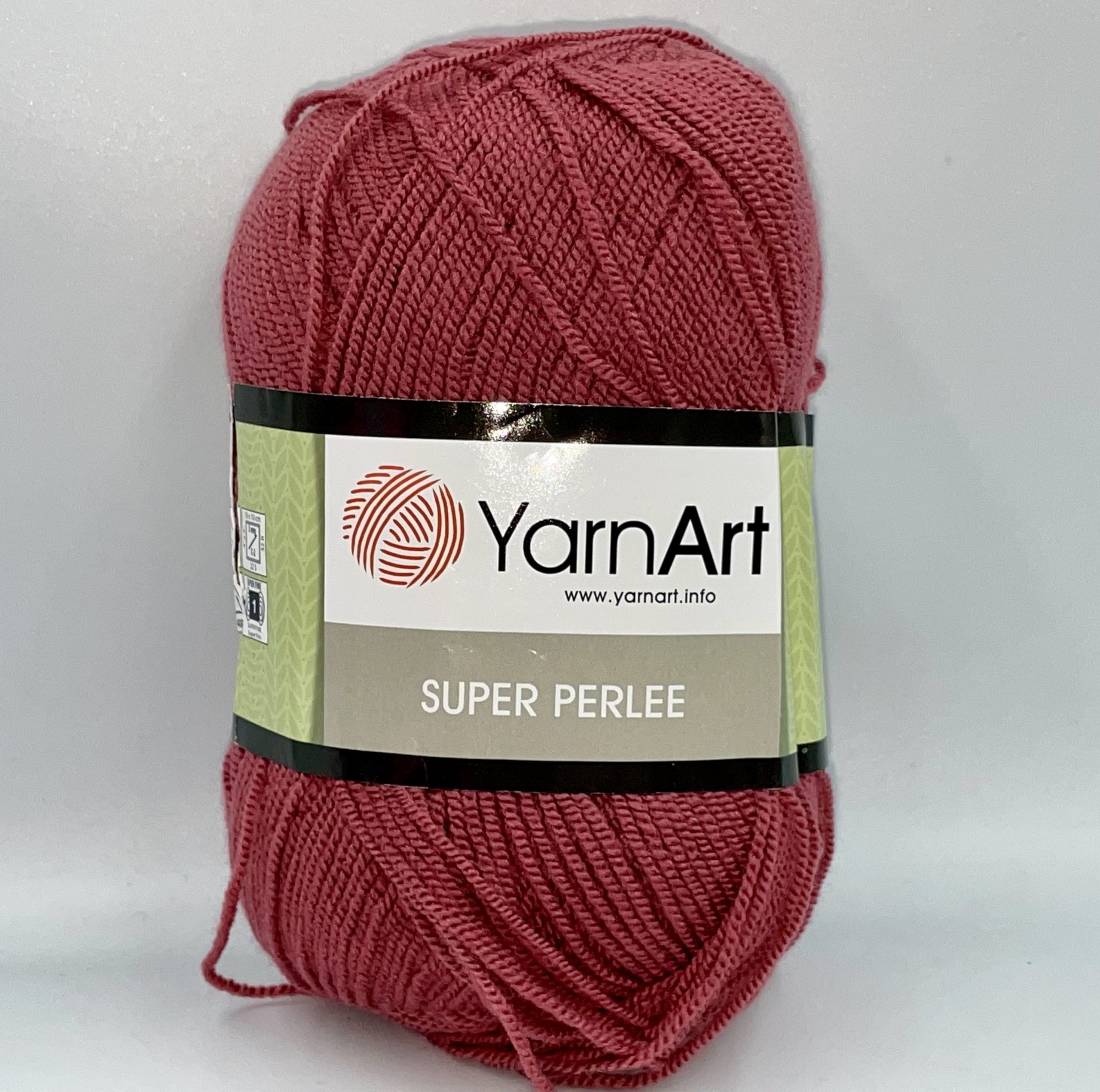 Fir Textil, subtire, pentru tricotat/crosetat, YarnArt Super Perlee, 100g, cod culoare 219