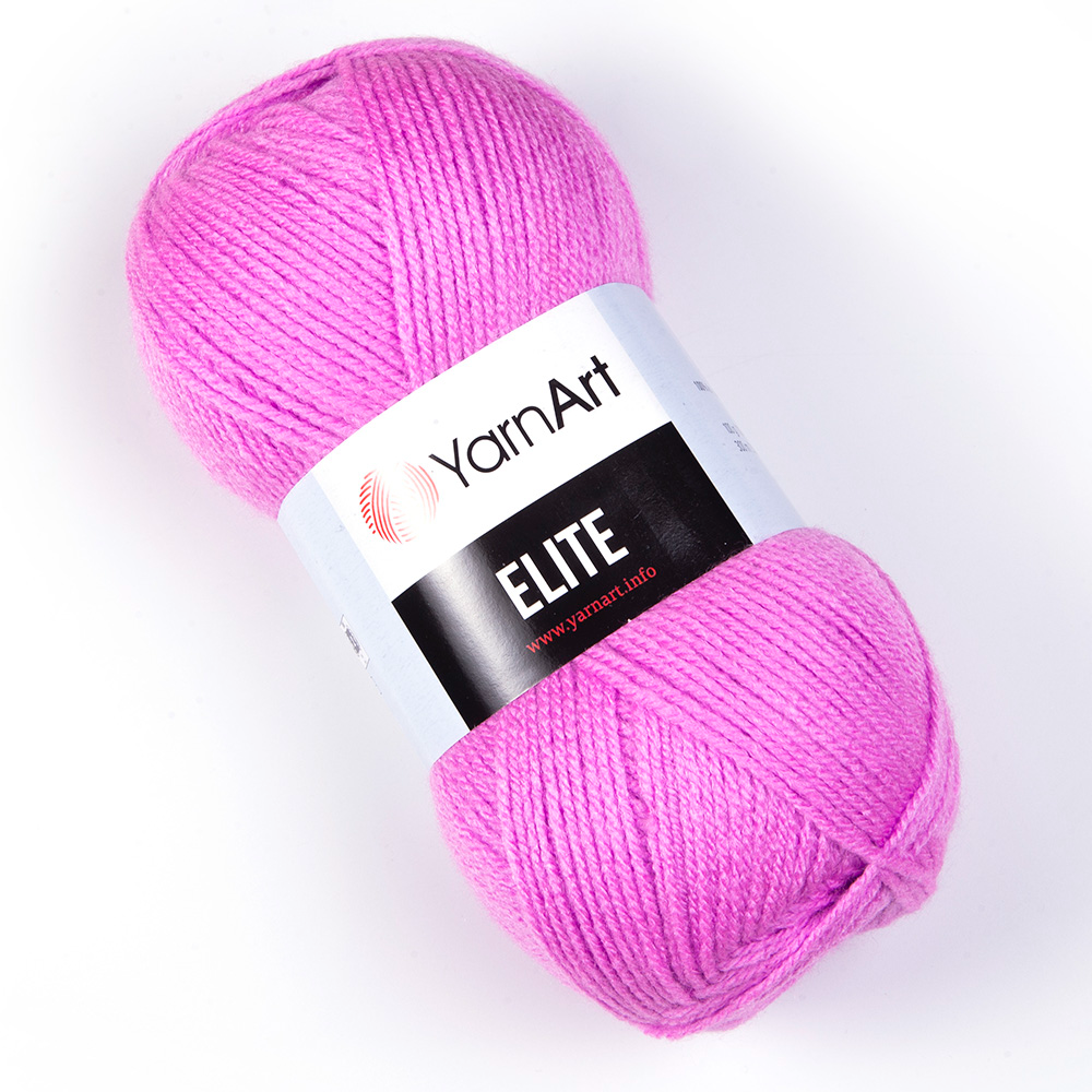Fir de tricotat YarnArt Elite, 100g, cod 242 Roz