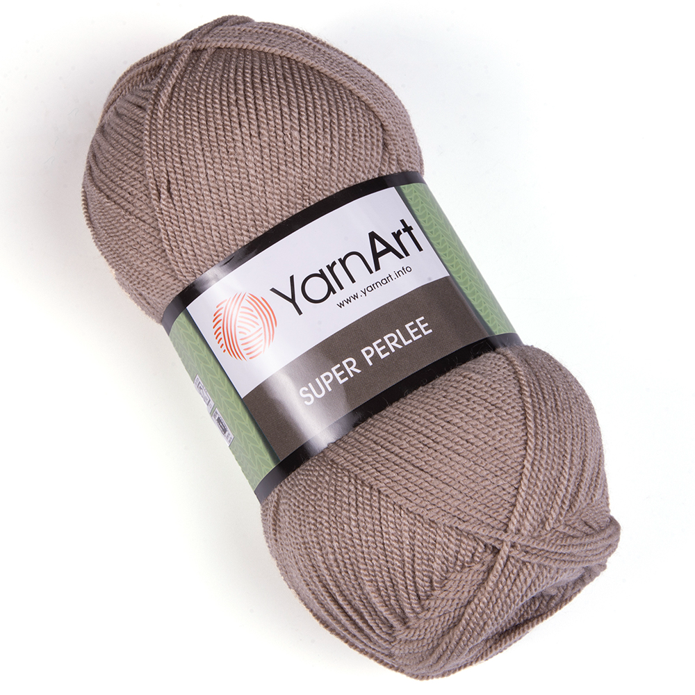 Fir, subtire, pentru tricotat/crosetat, YarnArt Super Perlee, 100g, culoare 848 Bej