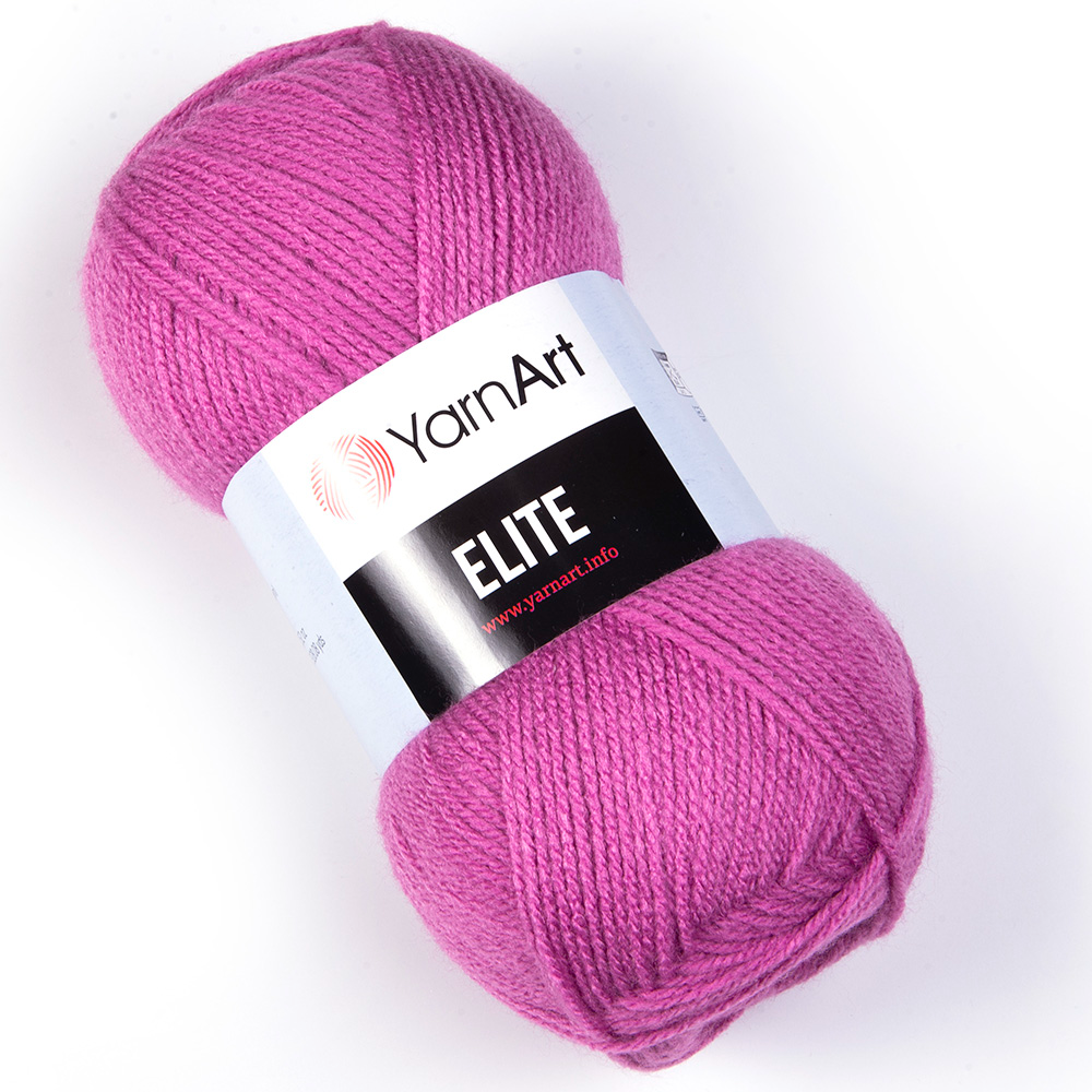 Fir de tricotat YarnArt Elite, 100g, cod 849 Roz