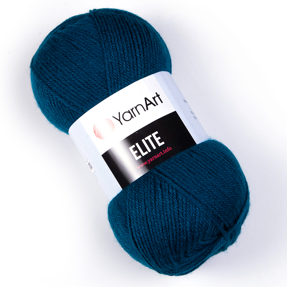 Fir de tricotat YarnArt Elite, 100g, cod 850 turcuaz