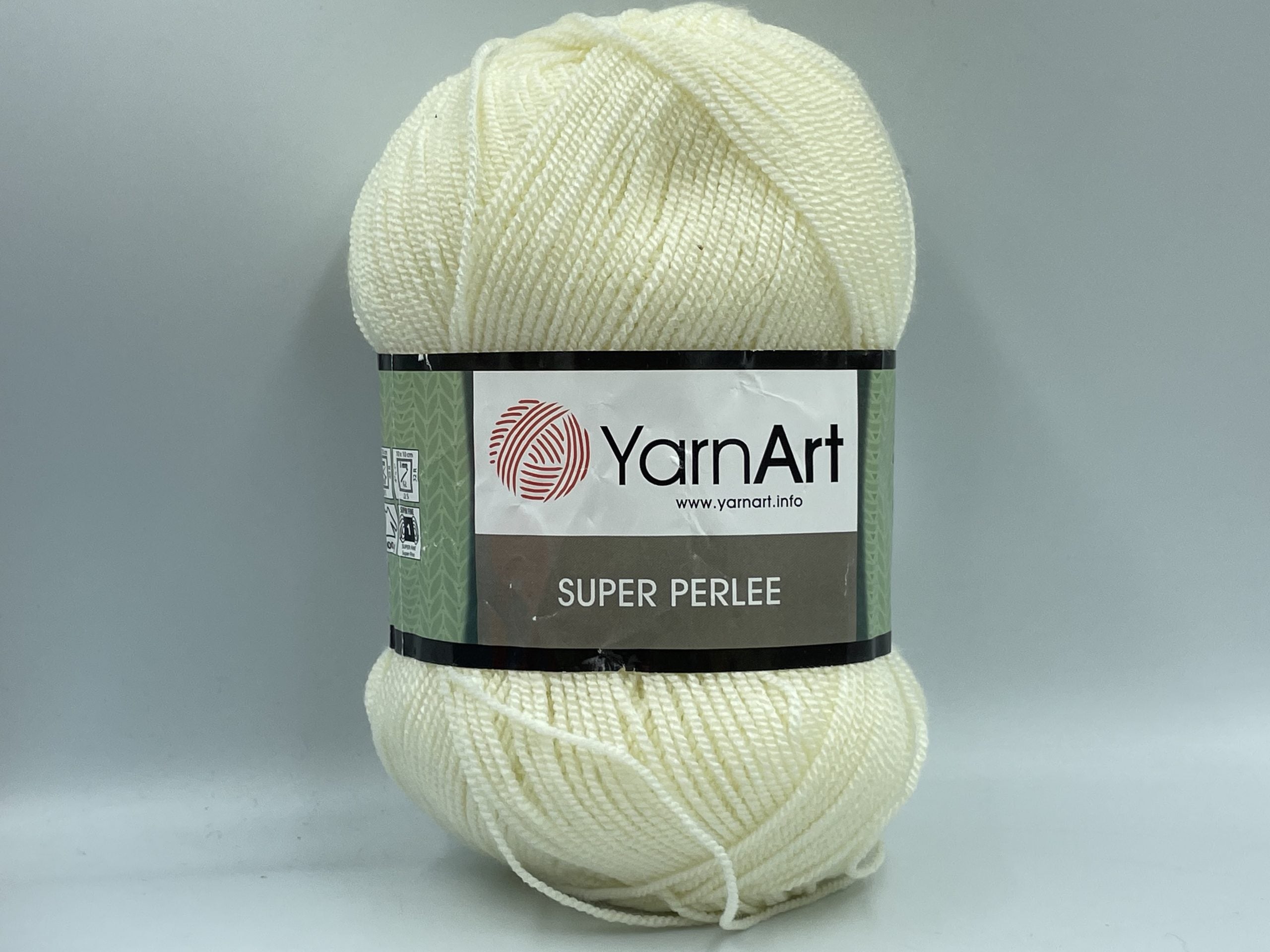 Fir Textil, subtire, pentru tricotat/crosetat, YarnArt Super Perlee, 100g, cod culoare 851