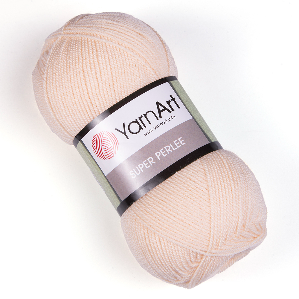 Fir, subtire, pentru tricotat/crosetat, YarnArt Super Perlee, 100g, culoare 854 Somon Pal