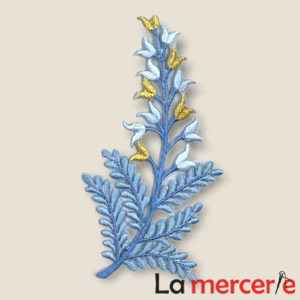 Embleme termo-adezive, model frunza, 12cm, diferite culori
