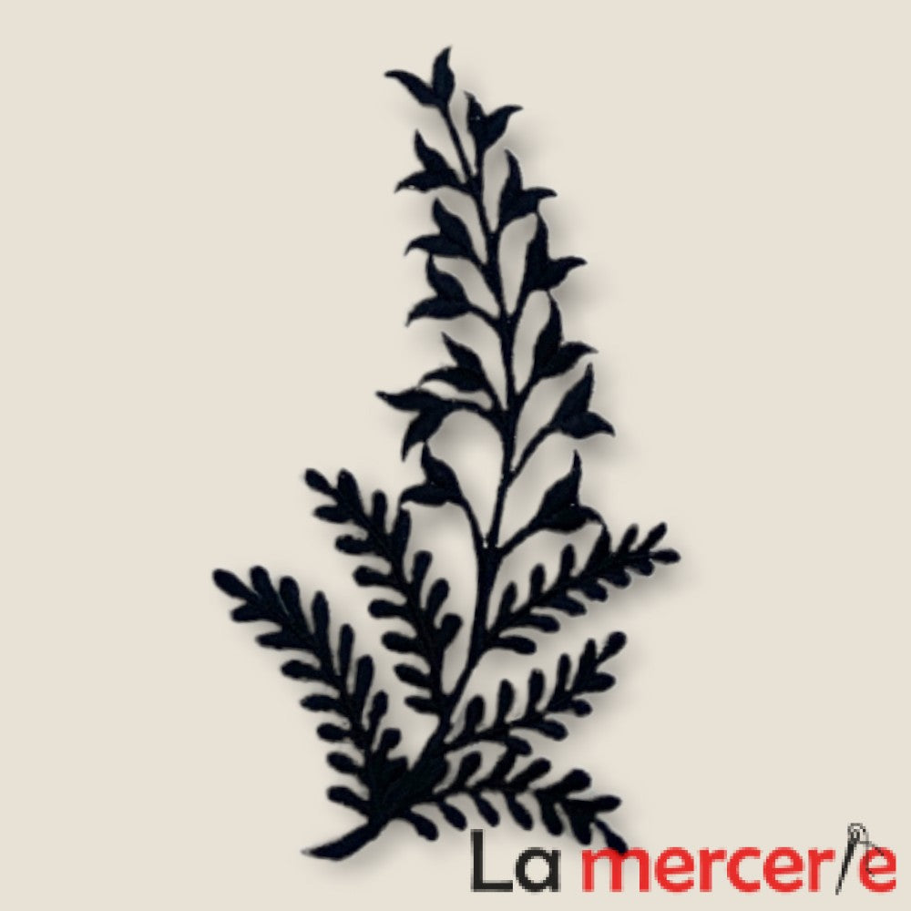 Embleme termo-adezive, model frunza, 12cm, diferite culori