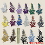 Embleme termo-adezive, model frunza, 12cm, diferite culori