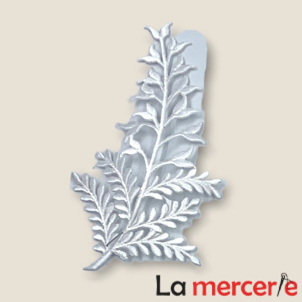 Embleme termo-adezive, model frunza, 12cm, diferite culori