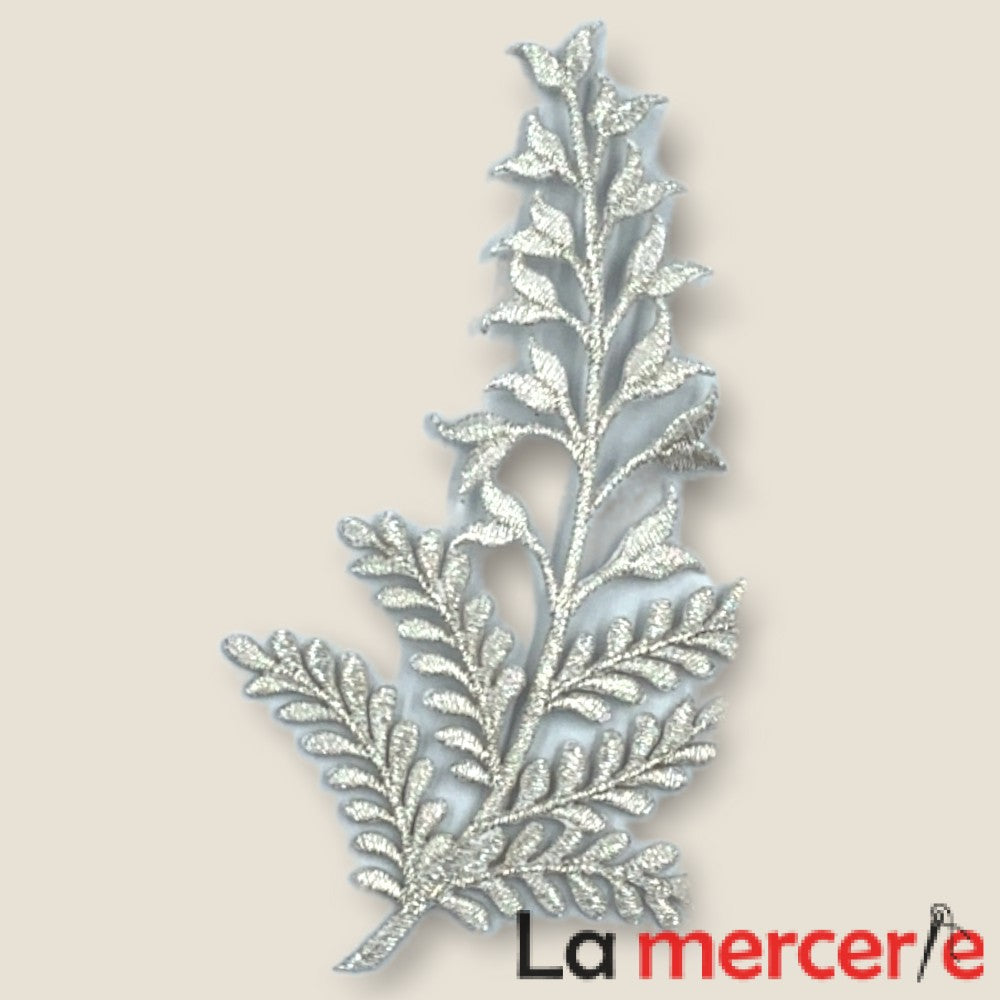 Embleme termo-adezive, model frunza, 12cm, diferite culori