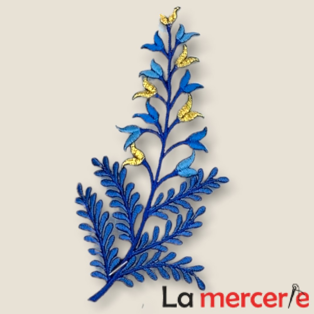 Embleme termo-adezive, model frunza, 12cm, diferite culori