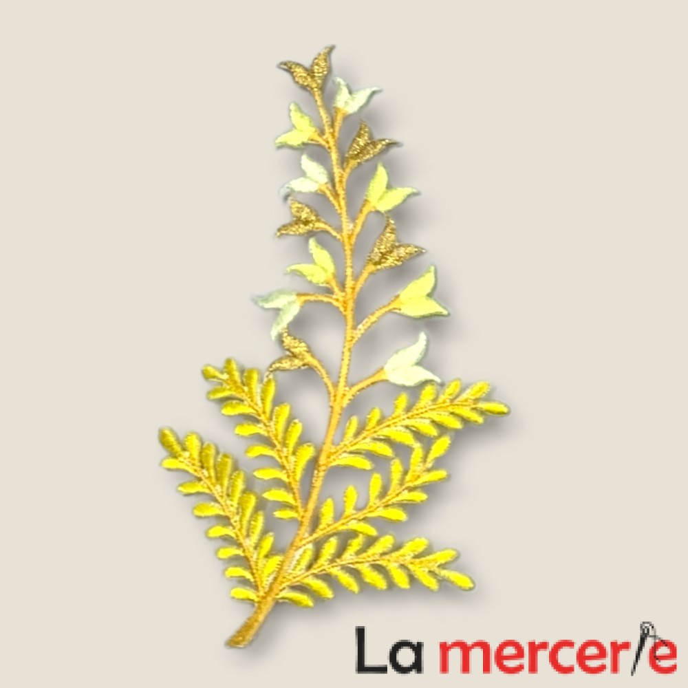Embleme termo-adezive, model frunza, 12cm, diferite culori