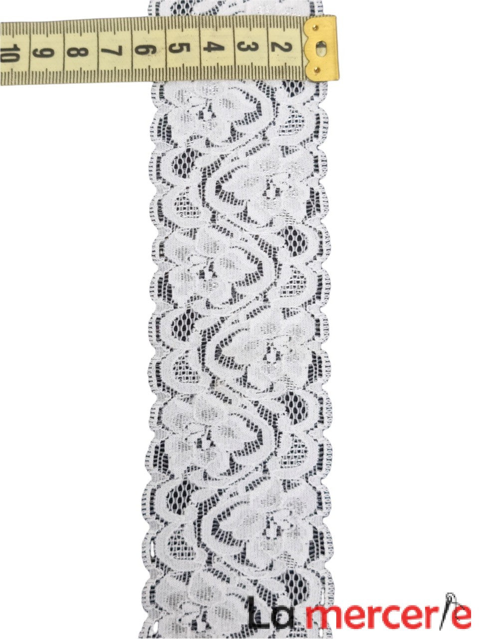 Dantela elastica, CREM, latime 55mm