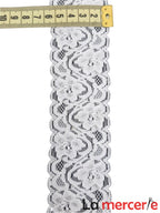 Dantela elastica, CREM, latime 55mm