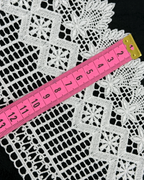 Dantela fixa, alb, 13cm