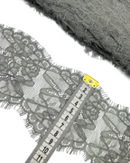 Dantela fixa tip chantilly 10cm Gri