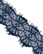 Dantela fixa tip chantilly 7cm Bleumarin