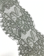 Dantela fixa tip chantilly 10cm Gri