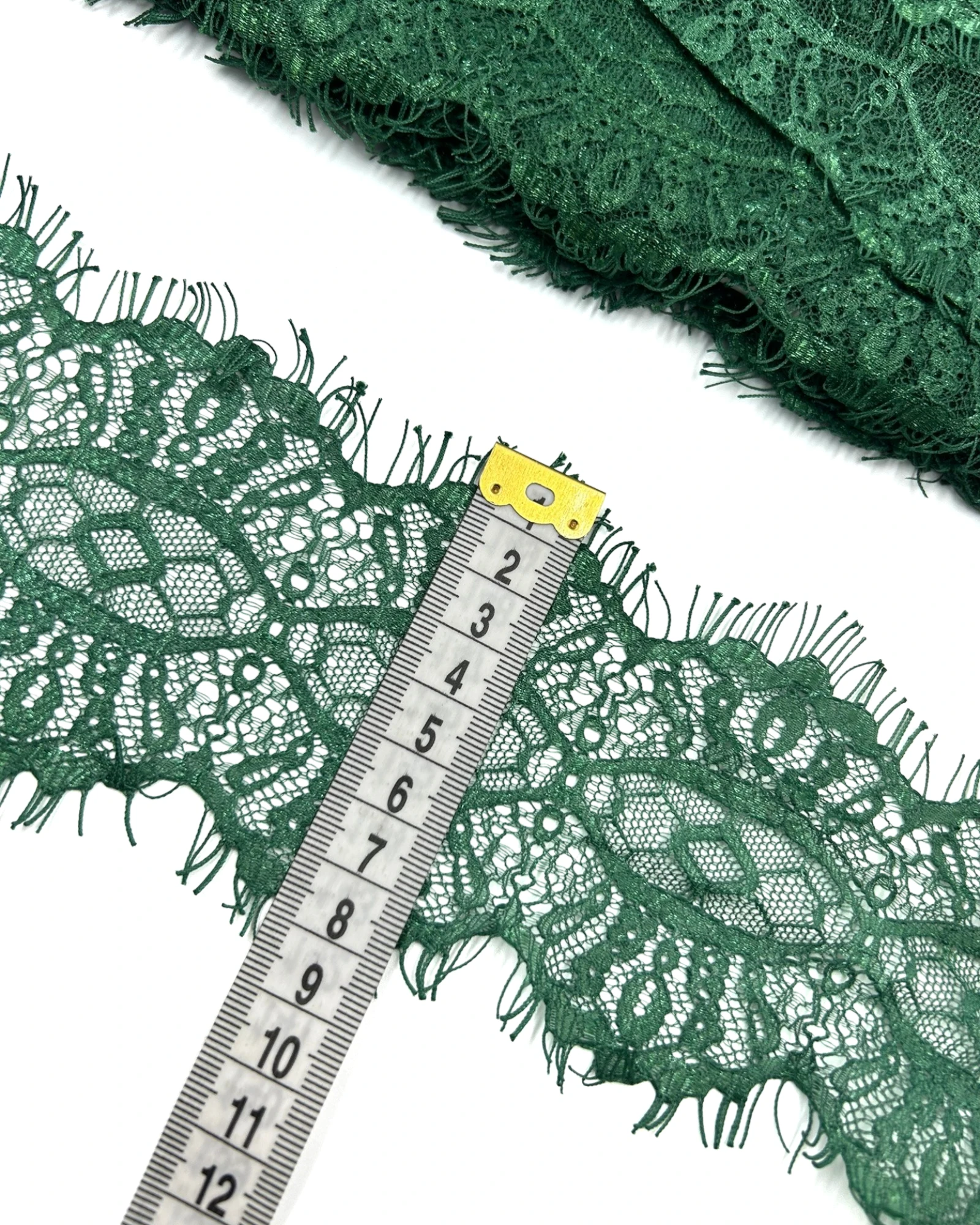 Dantela fixa tip chantilly 7cm Verde