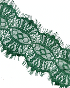 Dantela fixa tip chantilly 7cm Verde