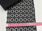 Broderie Neagră, model din fir de mătase, lățime 17cm