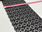 Broderie Neagră, model din fir de mătase, lățime 17cm