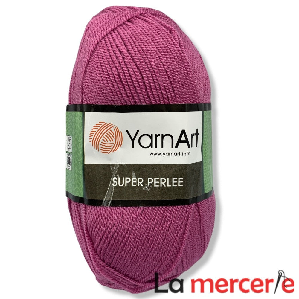 Fir Textil, subtire, pentru tricotat/crosetat, YarnArt Super Perlee, 100g, cod culoare 849