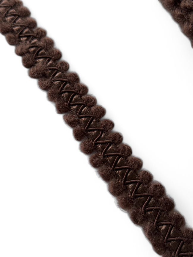 Galon tricotat, material vascoza si acril