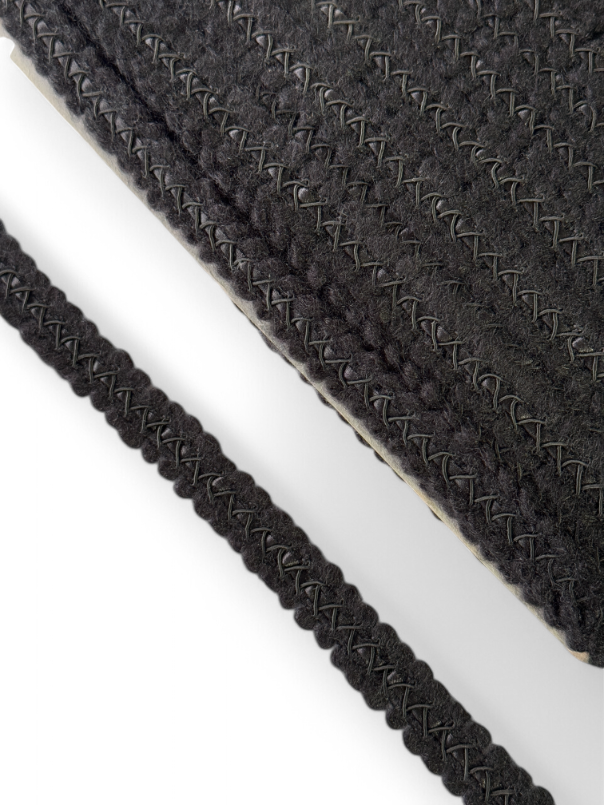 Galon tricotat, material vascoza si acril
