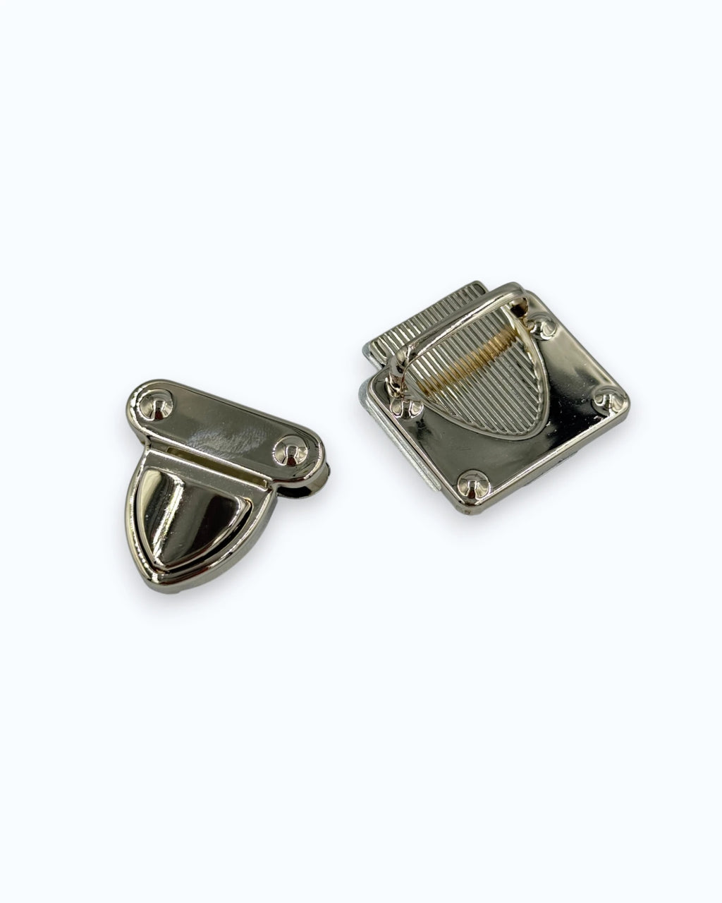 Inchizatoare metalica pentru genți Argintie 36x33 mm