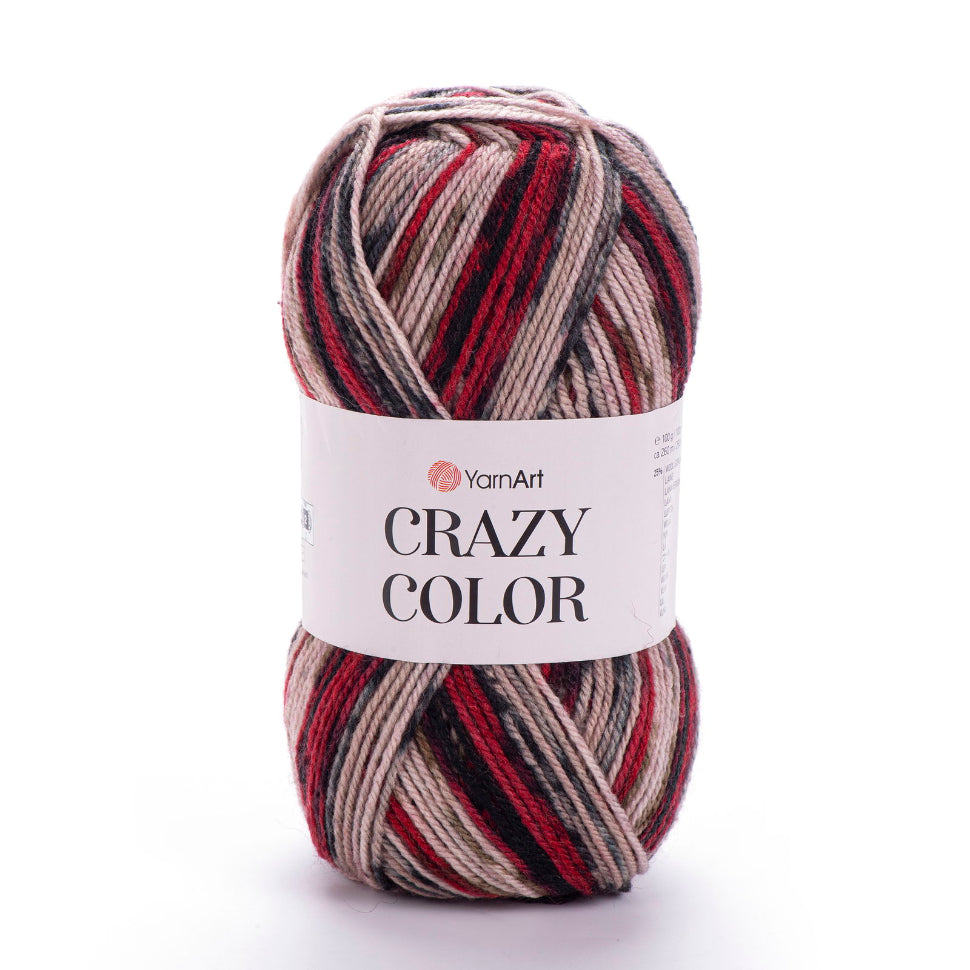 Fir de tricotat YarnArt CrazyColor cod 156