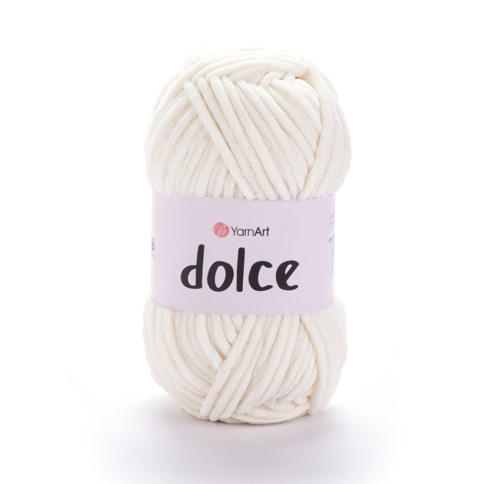 Fir plusat YarnArt Dolce 100g cod 745 CREM