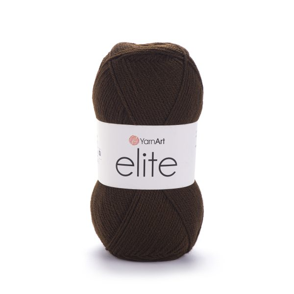 Fir de tricotat YarnArt Elite 100g, cod 05 maro