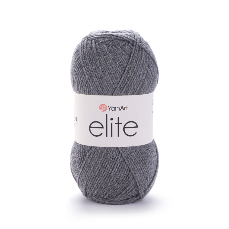 Fir de tricotat YarnArt Elite, 100g, cod 29, Gri