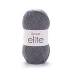 Fir de tricotat YarnArt Elite, 100g, cod 29, Gri