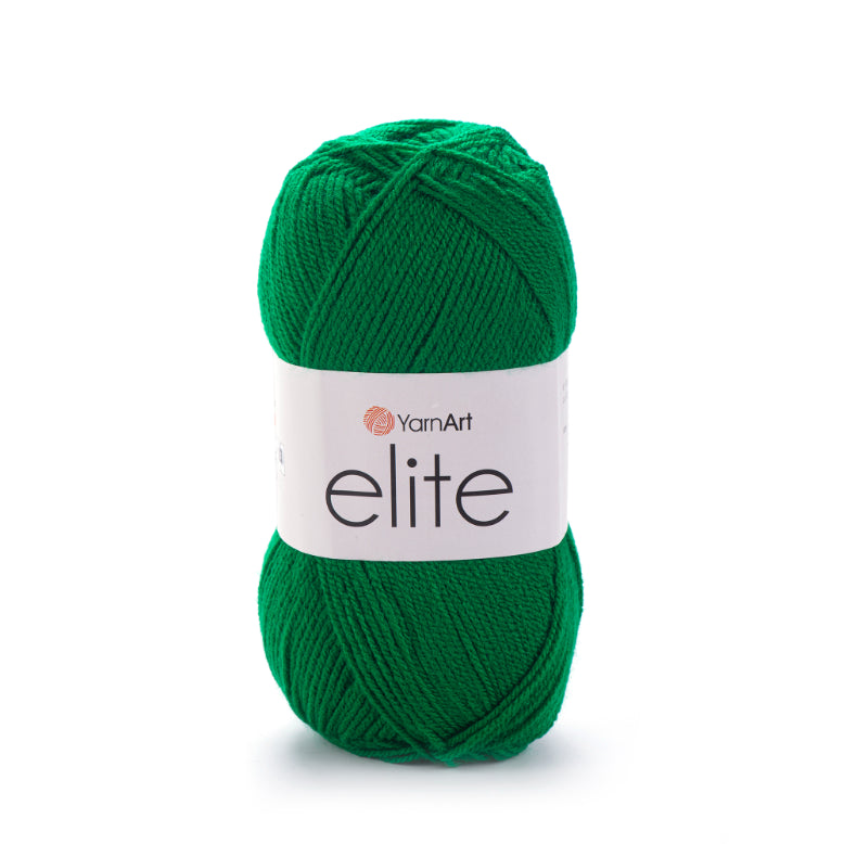 Fir de tricotat YarnArt Elite, 100g, cod 846 Verde