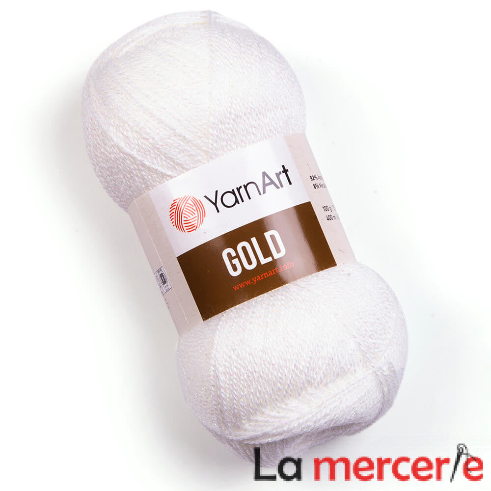 Fir de tricotat/ croșetat cu SCLIPICI, Yarn Art GOLD, 100g, diferite culori - Gold9362