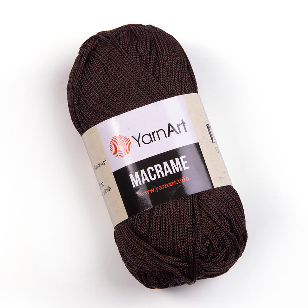Fir crosetat, YarnArt Macrame, 90g, cod 157 Maro inchis