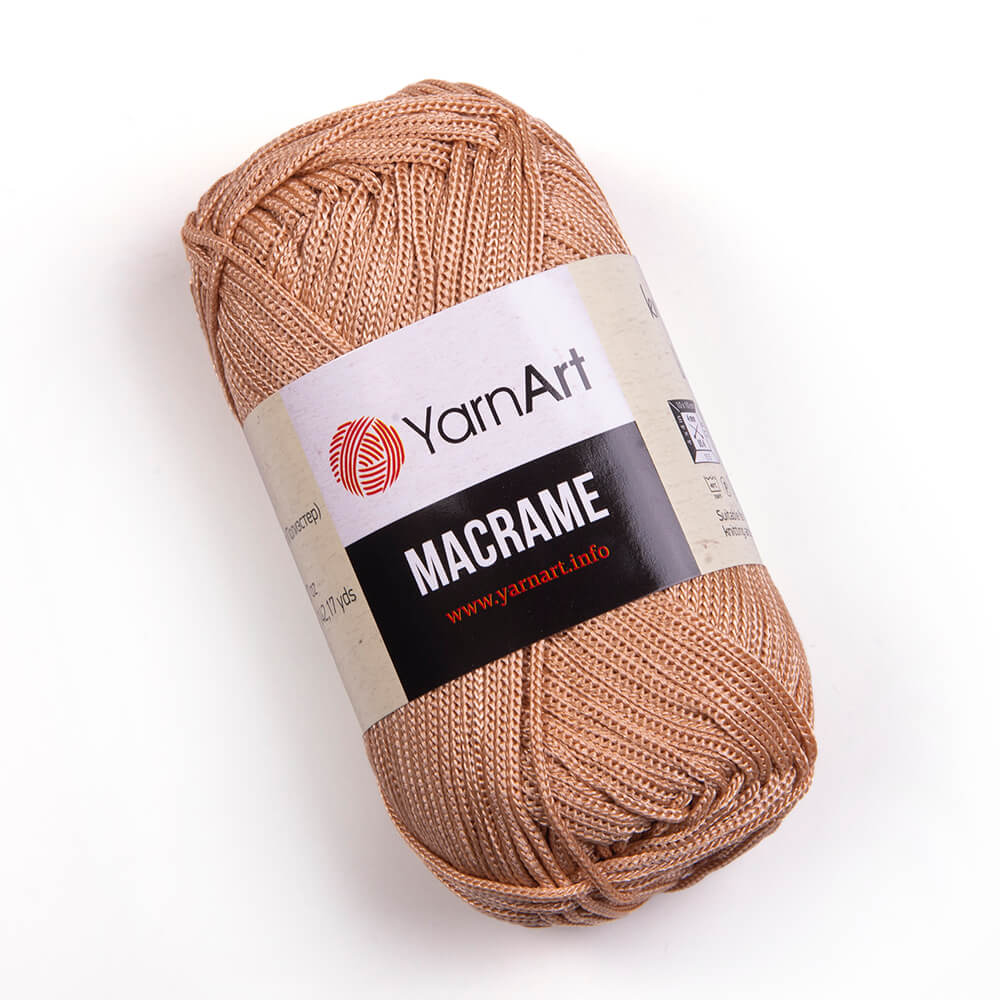Fir crosetat, YarnArt Macrame, 90g, cod 131 Bej
