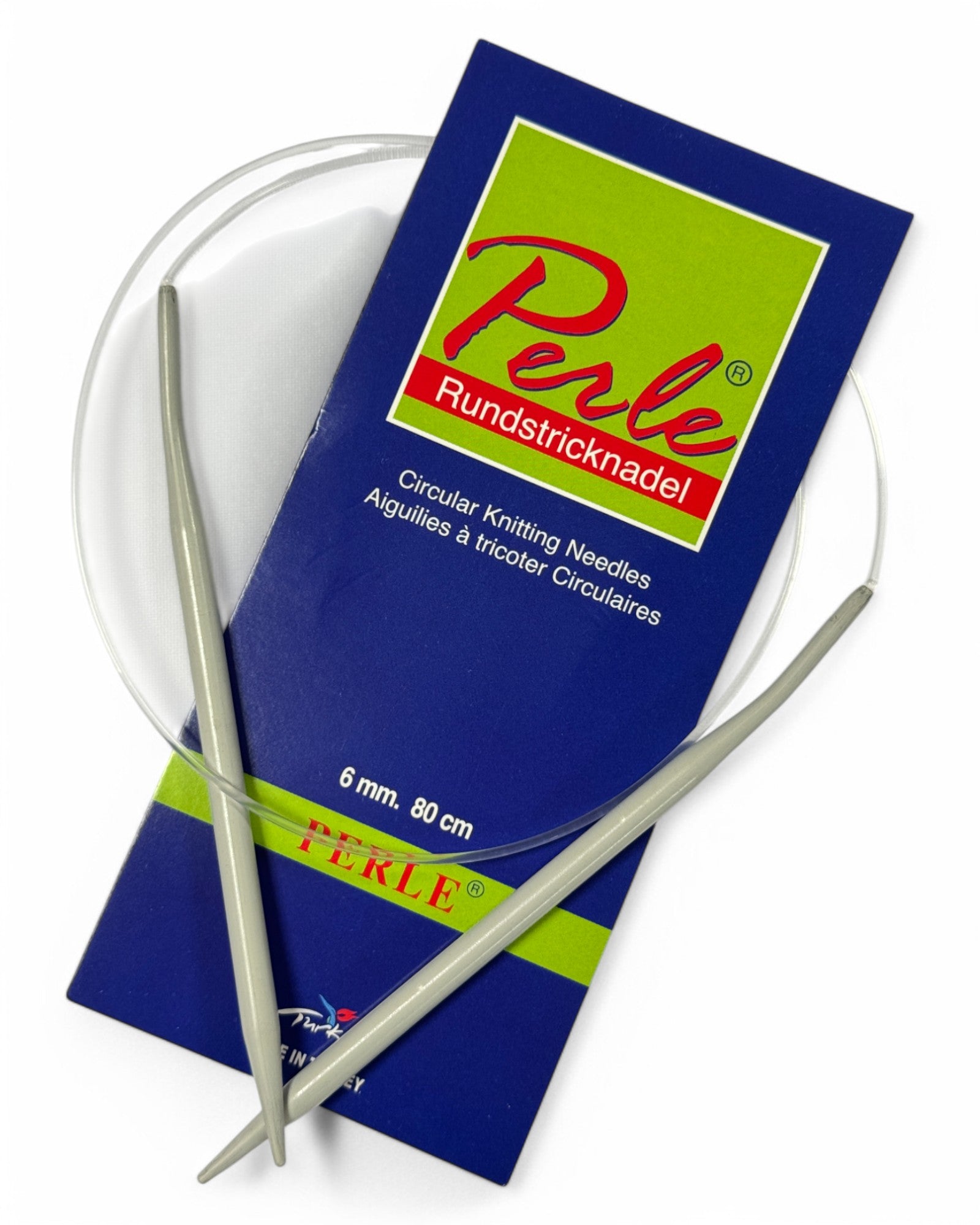 Andrele circulare metalice, fir plastic, 80cm, grosime 6mm