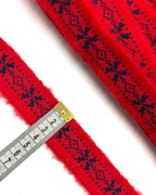 Pasmanterie costume populare 3,5cm Rosie