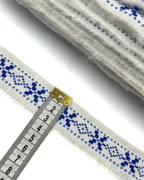 Pasmanterie costume populare 3,5cm Alba