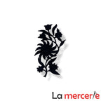 Embleme termo-adezive, model floral, lungime13cm, diferite culori