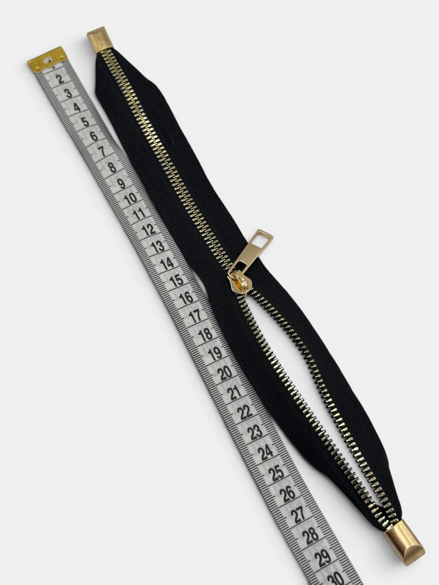 Fermoar metalic pentru genți 30cm Negru