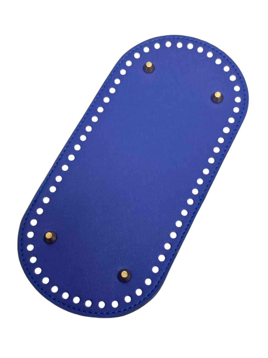 Fund geanta de tricotat 25 x 12 cm  albastru